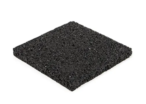 Terrasdrager rubber 100x100x10mm per 10 st