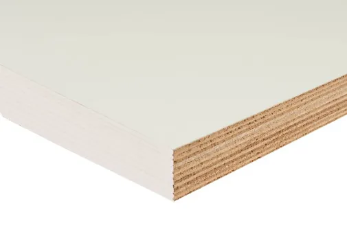 Multiplex Okoume Paint 18mm licht grijs/wit gecoat 20 jaar garantie