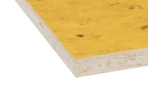 OSB Color 18mm 4 lagen "anti scratch" lak Klasse 3 geel U4/U4  