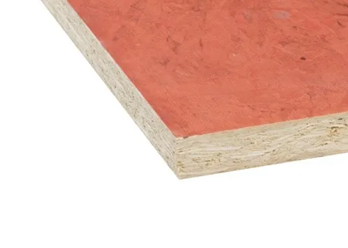 OSB Color 18mm 4 lagen "anti scratch" lak Klasse 3 Rood U3/U3