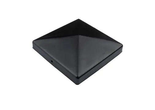 Paalkap piramide 101x101mm zwart