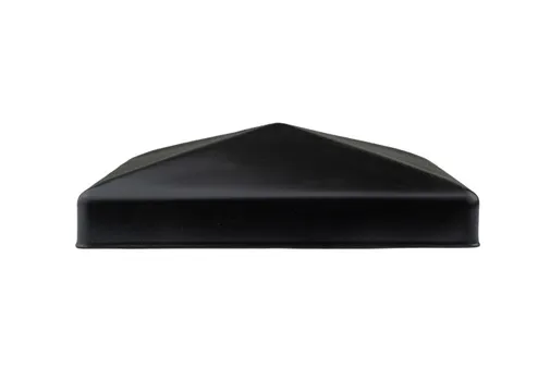 Paalkap piramide 151x151mm zwart