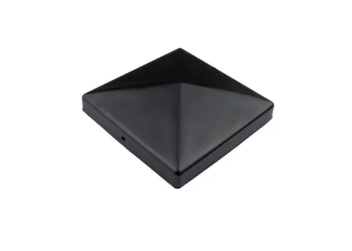 Paalkap piramide 91x91mm zwart