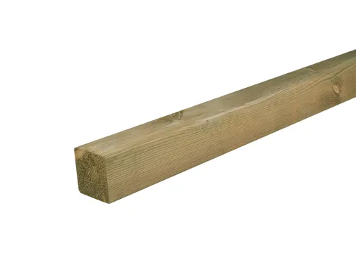 Paal 68x68mm geschaafd geïmpregneerd