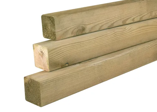 Paal 68x68mm geschaafd geïmpregneerd