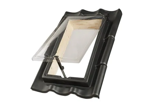 PE Dakraam 385x665mm (dagmaat) Ubbink Holle 9-pans A3 zwart