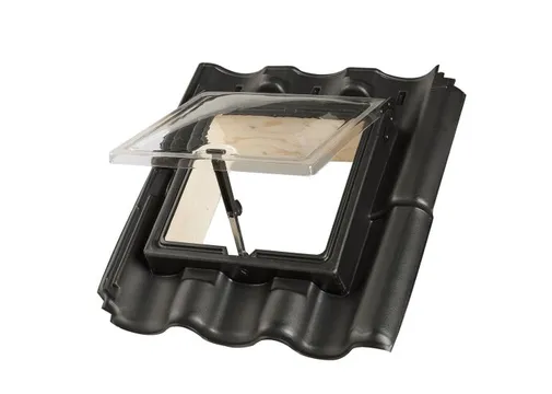 PE Dakraam 380x340mm (dagmaat) Ubbink Opnieuw Verbeterde Holle 6-pans BIJ2 zwart