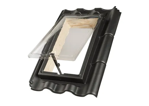 PE Dakraam 385x665mm (dagmaat) Ubbink Opnieuw Verbeterde Holle 9-pans BIJ3 zwart