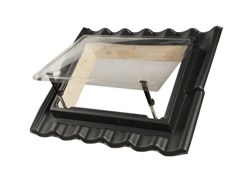 PE Dakraam 665x475mm (dagmaat) Ubbink Sneldek 6-pans SND2 zwart 