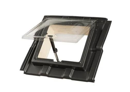 PE Dakraam 380x340mm (dagmaat) Ubbink Verbeterde Tuile du Nord 6-pans FB2 zwart 