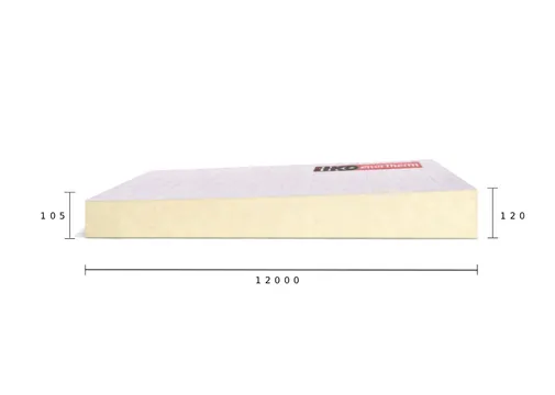PIR isolatie Enertherm ALU afschot 105-120mm isolatiewaarde (Rd=4,0m2K/W)