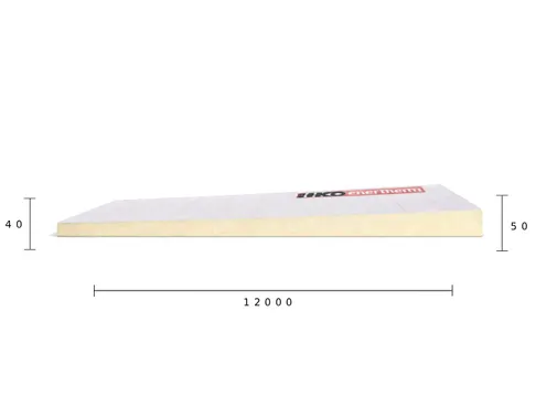 PIR isolatie enertherm ALU afschot 40-50mm isolatiewaarde (Rd=1,8m2K/W)