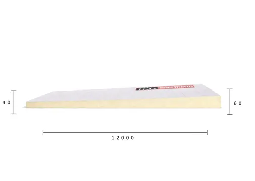 PIR isolatie Enertherm ALU afschot 40-60mm isolatiewaarde (Rd=1,8m2K/W)