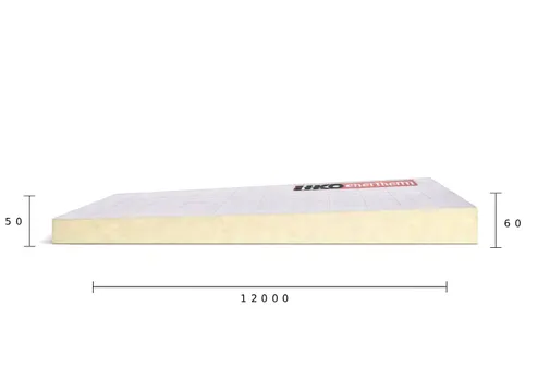 PIR isolatie Enertherm ALU afschot 50-60mm isolatiewaarde (Rd=2,25m2K/W)