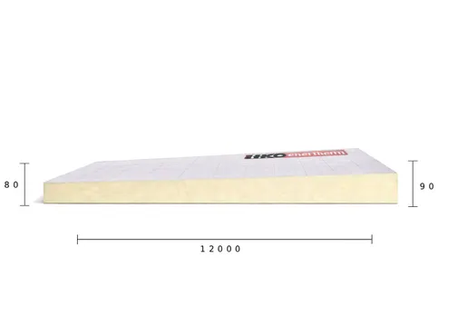 PIR isolatie Enertherm ALU afschot 80-90mm isolatiewaarde (Rd=3,6m2K/W)