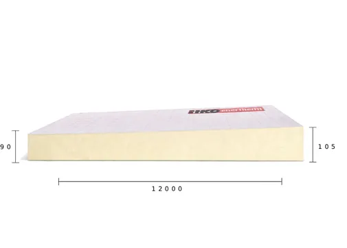 PIR isolatie Enertherm ALU afschot 90-105mm isolatiewaarde (Rd=4,05m2K/W)