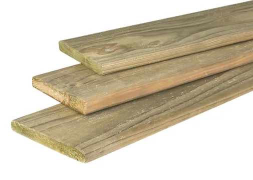 Tuinplank Grenen 16x140mm geschaafd geïmpregneerd