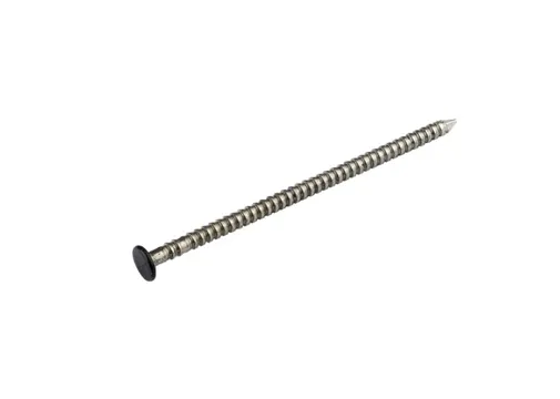 Platkopnagel RVS 2,9x65mm zwart