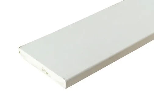 Plint MDF 12x90mm vochtwerend wit voorgelakt per 4 stuks