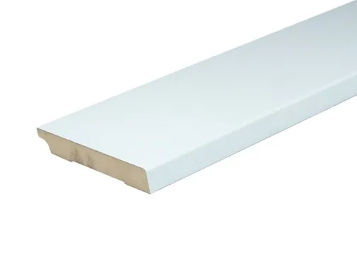 Plint MDF 18x140mm vochtwerend wit voorgelakt per 3 stuks