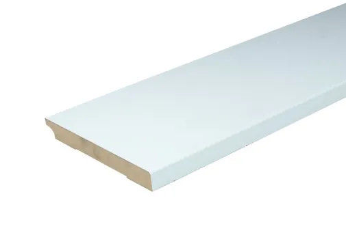 Plint MDF 18x167mm vochtwerend wit voorgelakt per 3 stuks