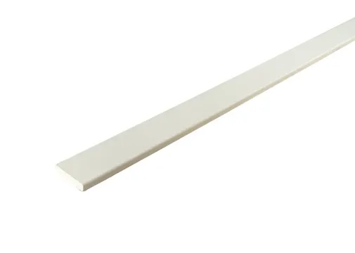 Plint MDF 9x45mm vochtwerend wit voorgelakt per 10 stuks