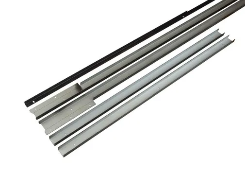 Poortframe set voor blokhutprofiel 985x1900mm zwart
