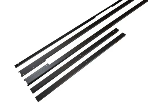 Poortframe set voor blokhutprofiel 985x1900mm zwart