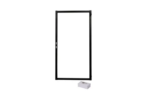 Poortframe set voor blokhutprofiel 985x1900mm zwart