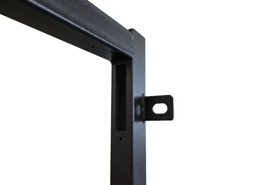 Poortframe set voor blokhutprofiel 985x1900mm zwart