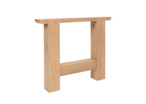 Tafelpoot model H Eiken 720x900mm (Profiel 120x120mm)