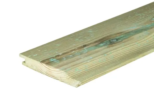 Rabatdeel Overhangend 17x140mm geïmpregneerd