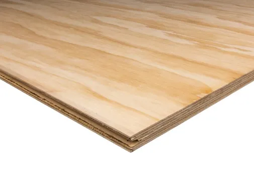 Underlayment 18mm Radiata Pine BC Mes en Groef aan 2 lange zijden.