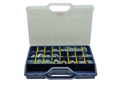Ringenset assortiment 2040 stuks sluit- carro- veer- en tandveerringen