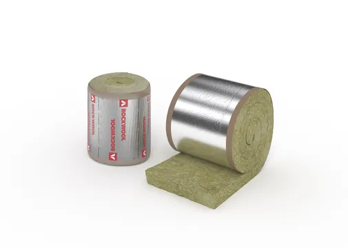 Spijkerflensdeken Rockwool 123/Rockroof Sidefix isolatiewaarde 2,50m2K/W 100mm 1 rol 