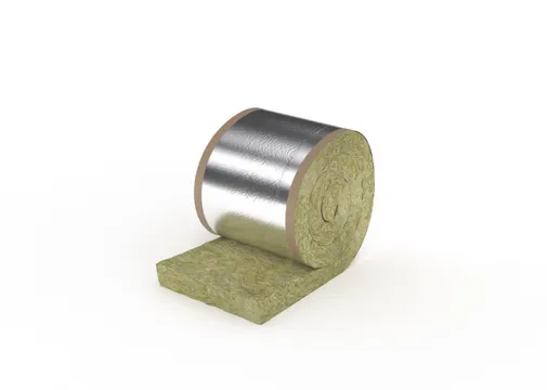 Spijkerflensdeken Rockwool 123/Rockroof Sidefix isolatiewaarde 3,50m2K/W 140mm 1 rol 