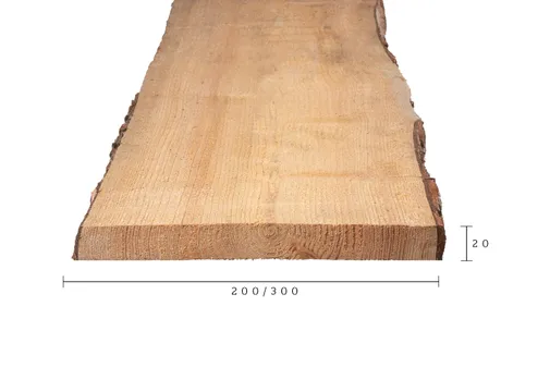 Schaaldelen Douglas hout 20x200/300mm
