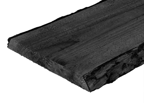 Schaaldelen Douglas hout 20x200/300mm zwart gedompeld