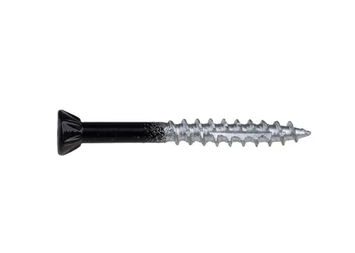 Schroef RVS 5x50mm Torx (SUS410) zwart RAL 9011 gepoedercoat
