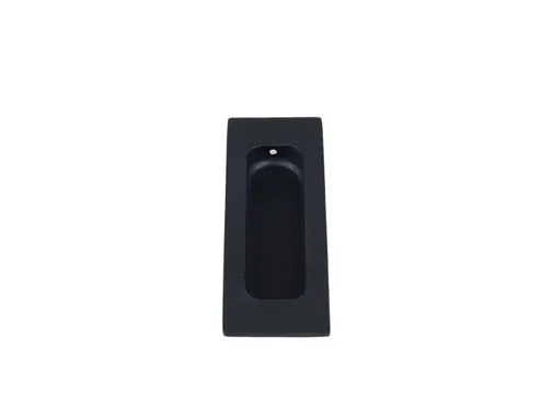 Schuifdeurkom metaal 120x40mm zwart