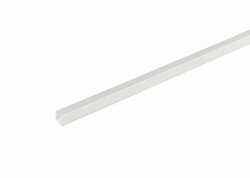 Sierstrip 2500mm voor glazen schuifwand mat wit 