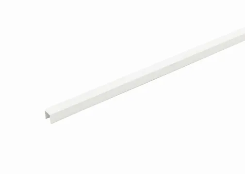 Sierstrip 2500mm voor glazen schuifwand mat wit 