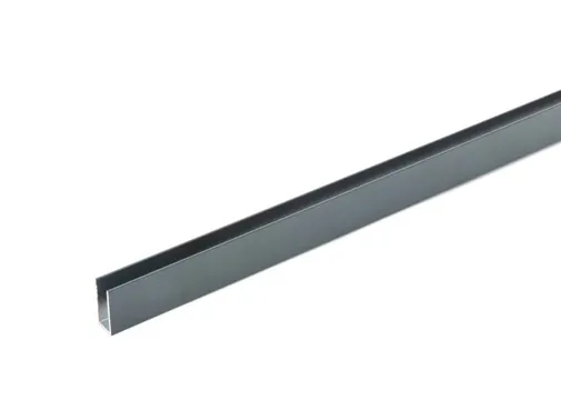 Sierstrip XL 2500mm voor glazen schuifwand antraciet