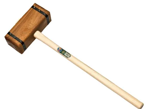 Sleg (een zware houten hamer) met breedte kop 120mm