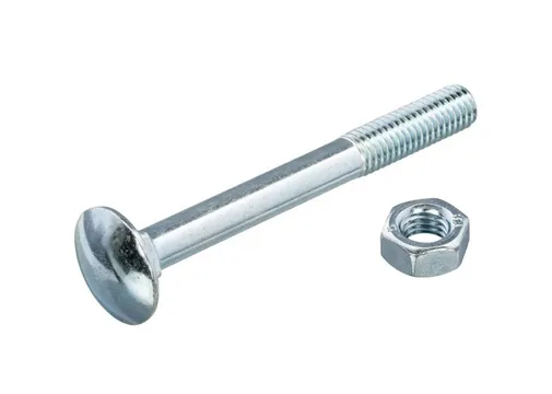Slotbout met moer verzinkt M10x200mm