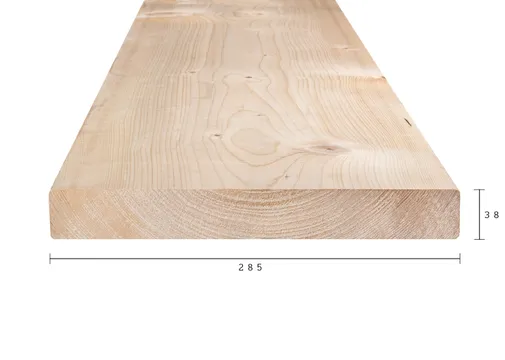SLS Vuren 38x285mm geschaafd