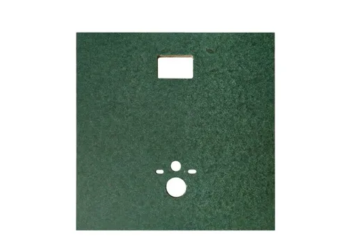 Spaanplaat toiletplaat V313 vochtwerend 18mm inclusief standaard sparingen 