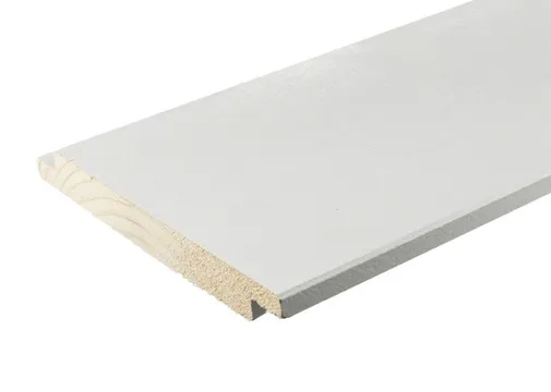Sponningdeel Vuren 20x195mm (werkend 20x175mm) geschaafd wit gespoten RAL 9010 