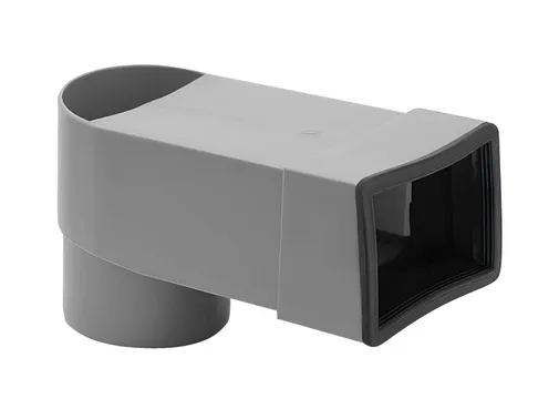 Stadsuitloop HWA PVC 60x80mm ø80mm