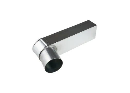 Stadsuitloop HWA verzinkt staal 60x80mm ø80mm